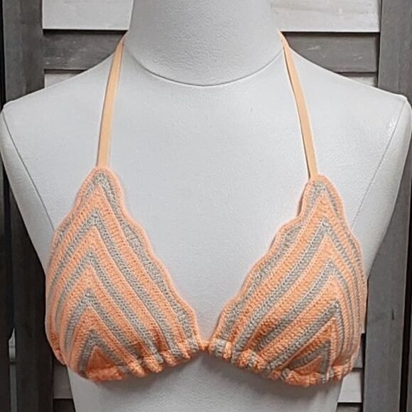 Women's Crochet Triangle Bikini Top | Wild Fable | Small (4/6) - Picture 1 of 10